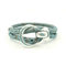 Blue Cork Silver Open Hook Bracelet